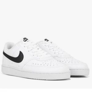 Brand new Nike air forces with black swoosh